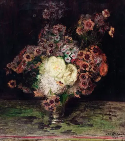 Blommor i vas av Jacques-Émile Blanche