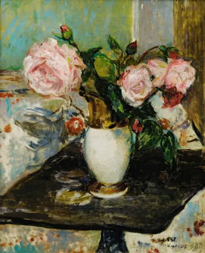 Blommor i vas av Jacques-Émile Blanche