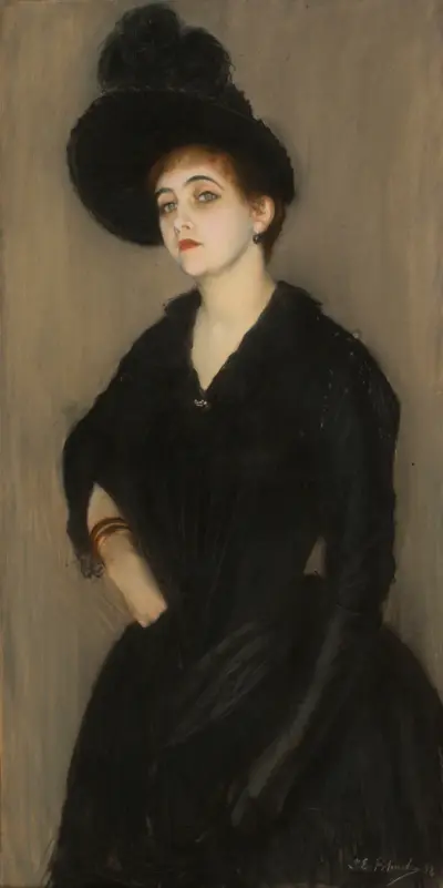 Marie-Blanche Vasnier av Jacques-Émile Blanche