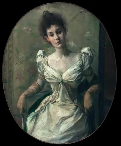 Portrait de Madame Abel Hermant av Jacques-Émile Blanche