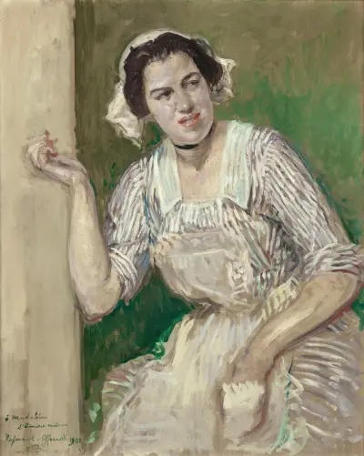 Portrait de Madeleine Pissard en Roxane (l’amour médecin) av Jacques-Émile Blanche