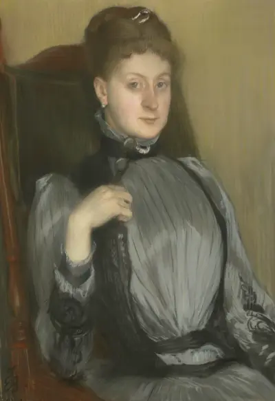 Portrait of a Woman av Jacques-Émile Blanche