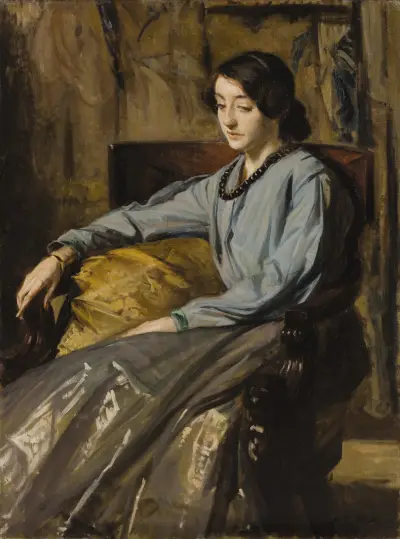 Portrait of Désirée Manfred av Jacques-Émile Blanche