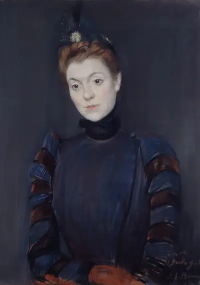 Yvette Guilbert av Jacques-Émile Blanche