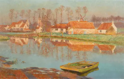 Byn Deurle av Emile Claus