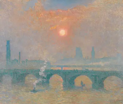 Waterloo Bridge, London av Emile Claus