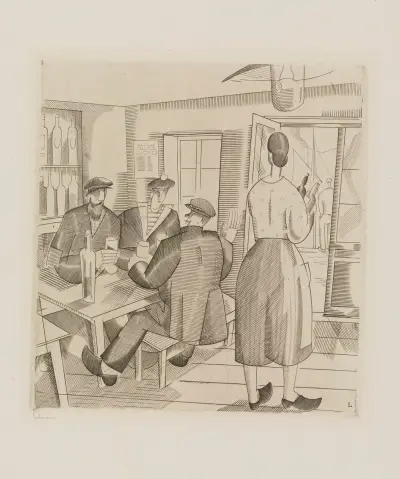 Vendéekabaret av Jean-Émile Laboureur