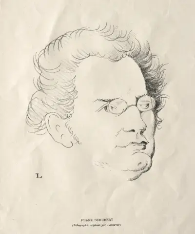 Franz Schubert av Jean-Émile Laboureur