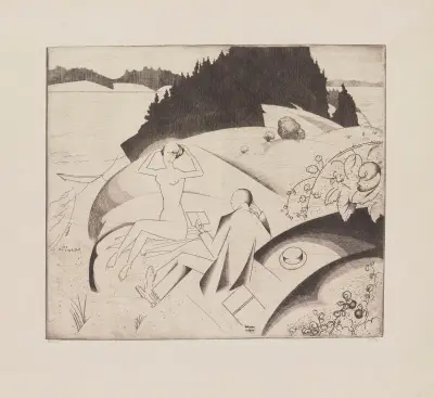 L’île déserte av Jean-Émile Laboureur