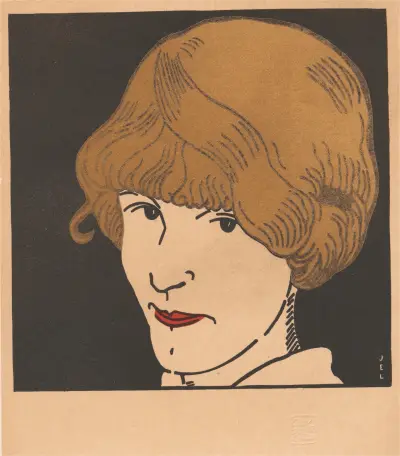 Masque aux Cheveux D’Or av Jean-Émile Laboureur