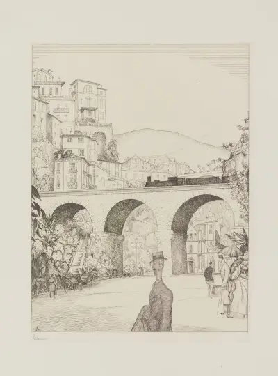 Viaden i Monaco av Jean-Émile Laboureur