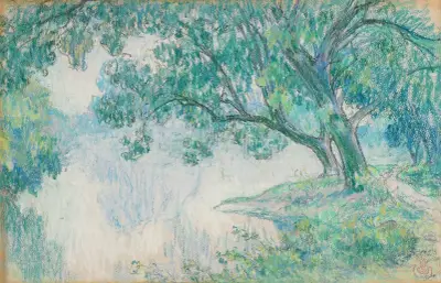 Landscape with Pond av Claude-Émile Schuffenecker