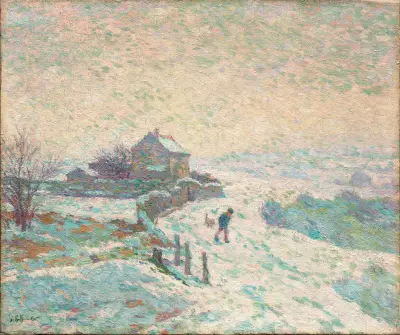 Paysage de neige av Claude-Émile Schuffenecker