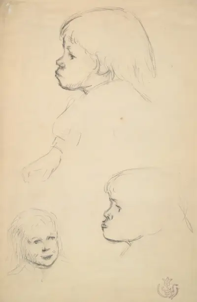Studies of a Child av Claude-Émile Schuffenecker