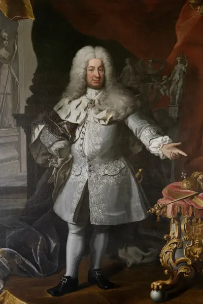 Fredrik I, kung av Sverige 1720–1751 av Georg Engelhard Schröder