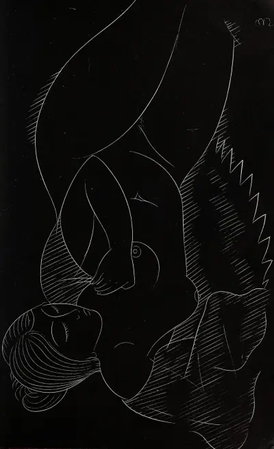 Twenty-five nudes Pl 10 av Eric Gill