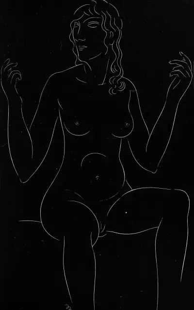 Twenty-five nudes Pl 12 av Eric Gill