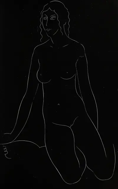 Dvacet pět aktů, list 17, Eric Gill