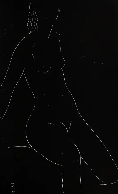 Dvacet pět aktů, list 22, Eric Gill