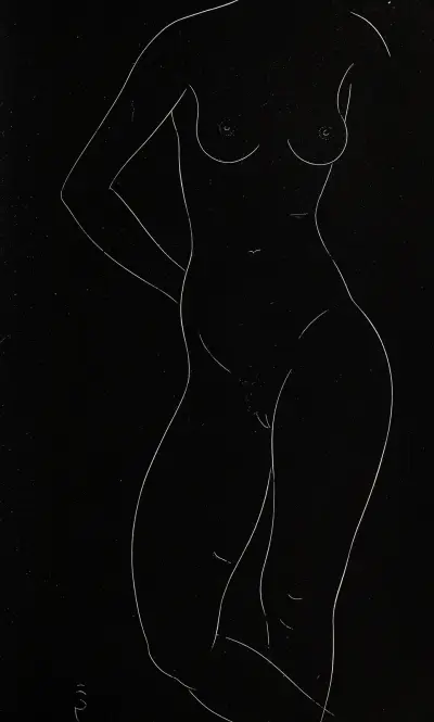 Twenty-five nudes Pl 26 av Eric Gill