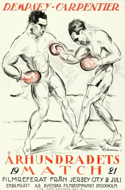 Match of the Century; Dempsey Vs. Carpentier av Eric Rohman