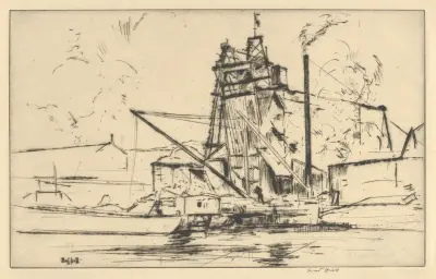 Bridgeport Docks av Ernest Haskell