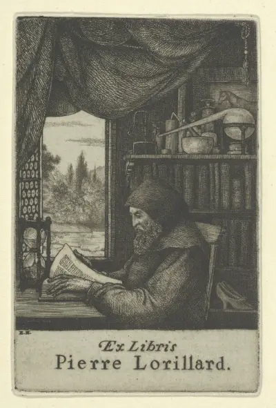 Ex Libris Pierre Lorillard av Ernest Haskell