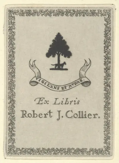 Ex Libris Robert J. Collier av Ernest Haskell