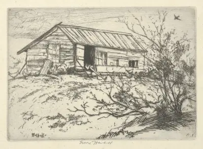Hilltop Chickens av Ernest Haskell