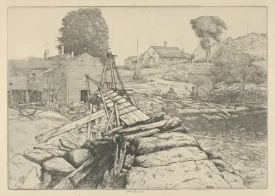 Gammal havsdamm av Ernest Haskell