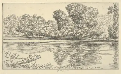 Reflections on Sheepscott av Ernest Haskell
