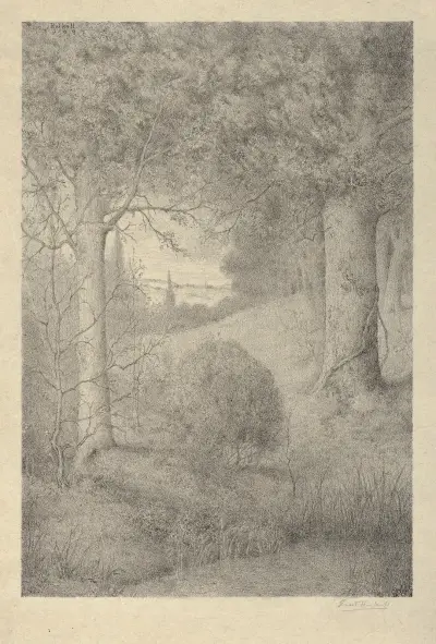 The Edge of the Wood av Ernest Haskell