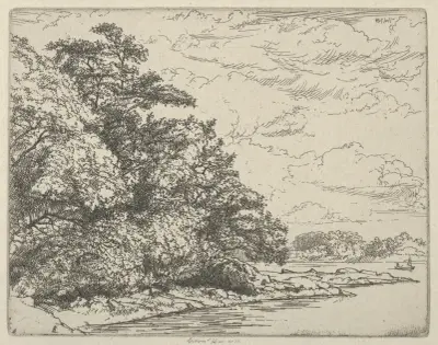 Wooded Point av Ernest Haskell