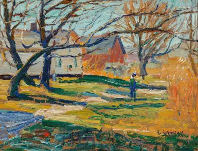 Lantgård av Ernest Lawson