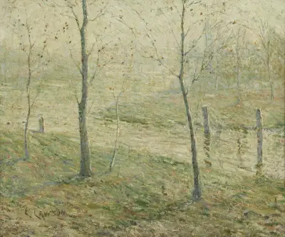 Morning Mist av Ernest Lawson