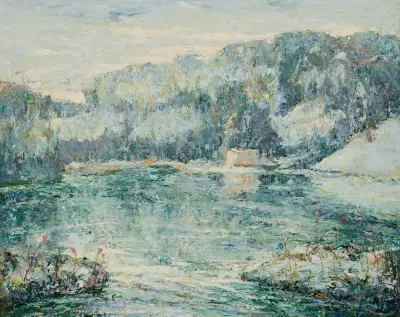 Zima, Spuyten Duyvil, Ernest Lawson