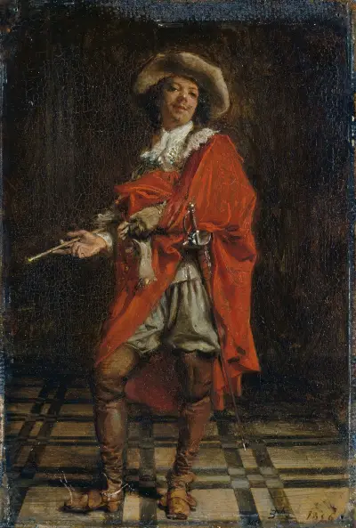 En kavaljer; Ludvig XIV:s tid av Ernest Meissonier