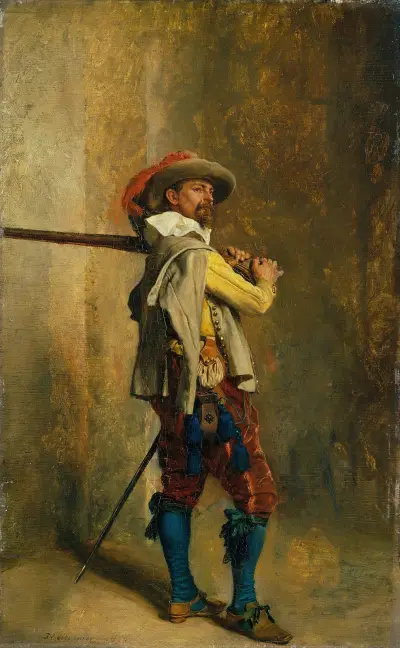 En musketerare; Ludvig XIII:s tid av Ernest Meissonier
