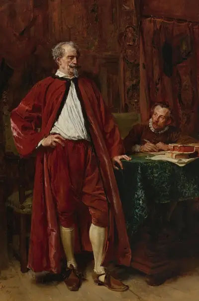 Diderot i jego sekretarz, Ernest Meissonier