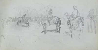 Figure Study 3 av Ernest Meissonier