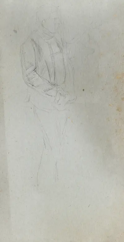 Figure Study av Ernest Meissonier