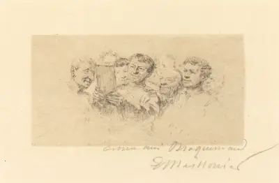 Les Amateurs av Ernest Meissonier