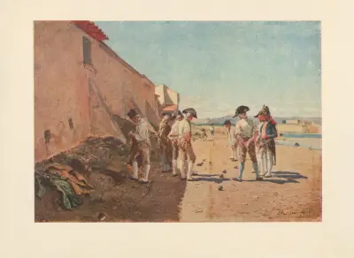 Boulespelarna av Ernest Meissonier