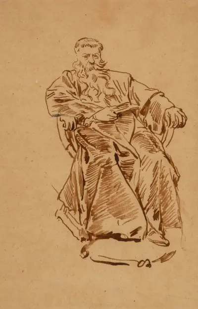 Självporträtt av Ernest Meissonier