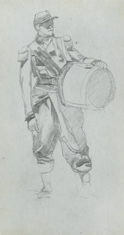 Żołnierz z bębnem, Ernest Meissonier