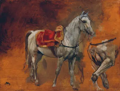 Studie av en skimmel av Ernest Meissonier