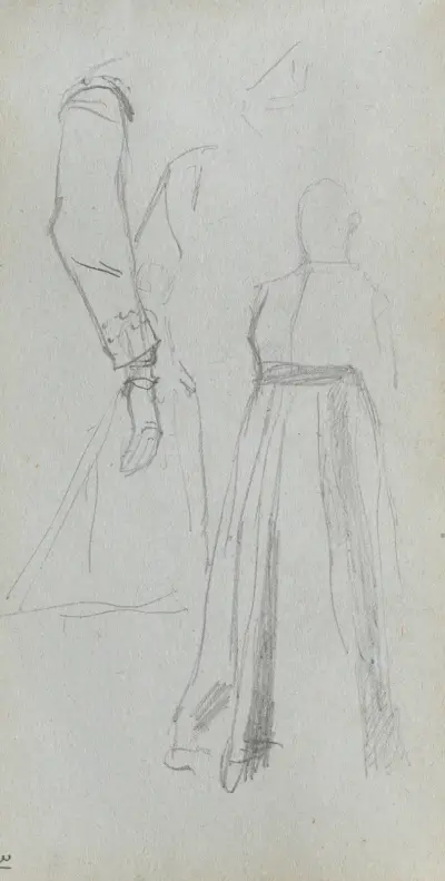Study of Figures 2 av Ernest Meissonier
