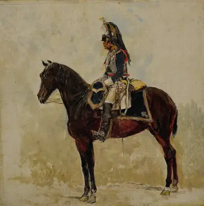 Un Cuirassier av Ernest Meissonier