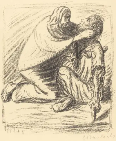 Blessed are the Merciful av Ernst Barlach