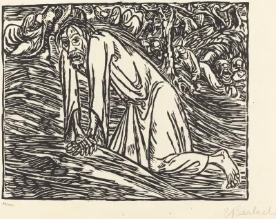 Christ in Gethsemane av Ernst Barlach